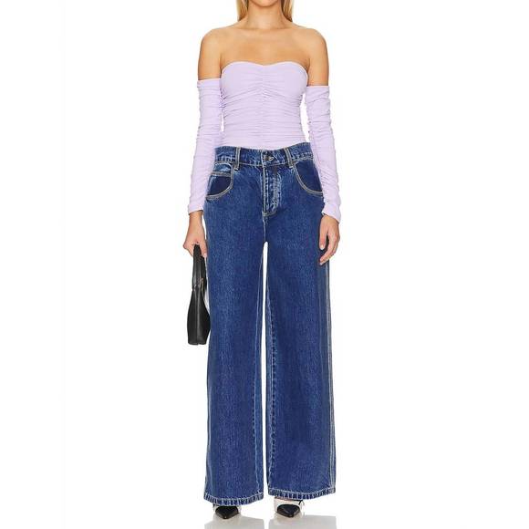 NEW ASTR evianna bodysuit in lilac - Picture 6 of 6